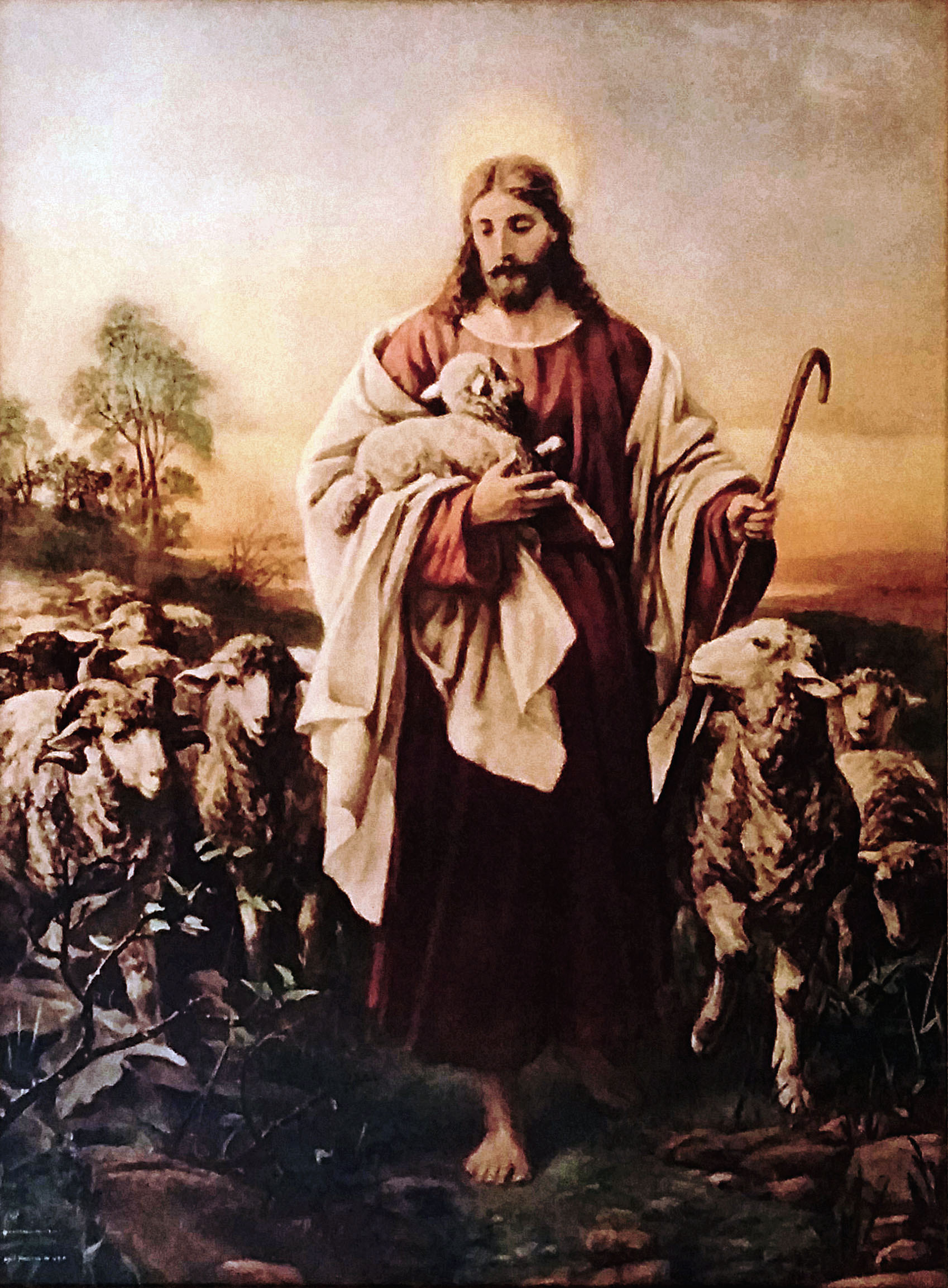 Christ the Good Shepherd artwork